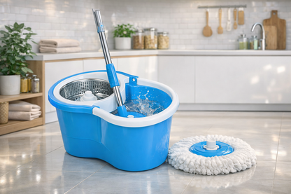 🧽 Trapeador Giratorio Premium con Base de Aluminio