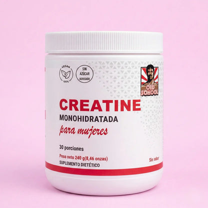 Old School Creatina Monohidratada Para Mujer
