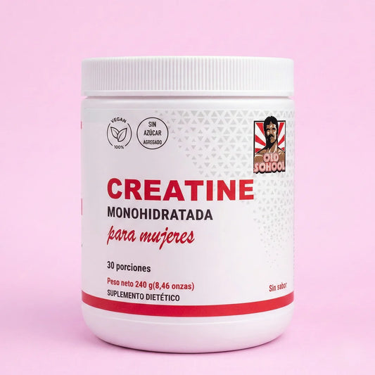 Old School Creatina Monohidratada Para Mujer