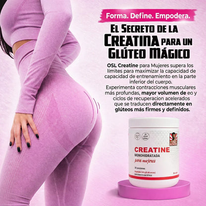 Old School Creatina Monohidratada Para Mujer